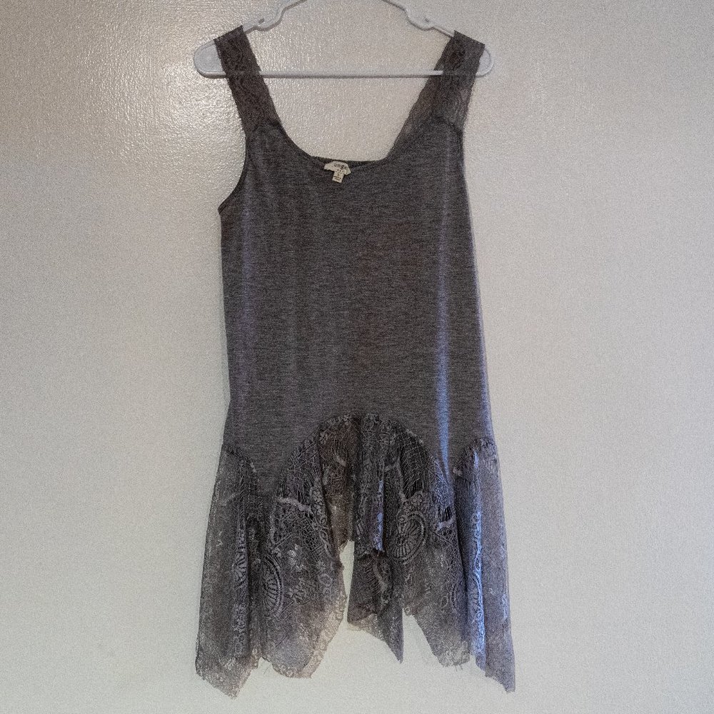 🖤 Umgee Gray Lace Top